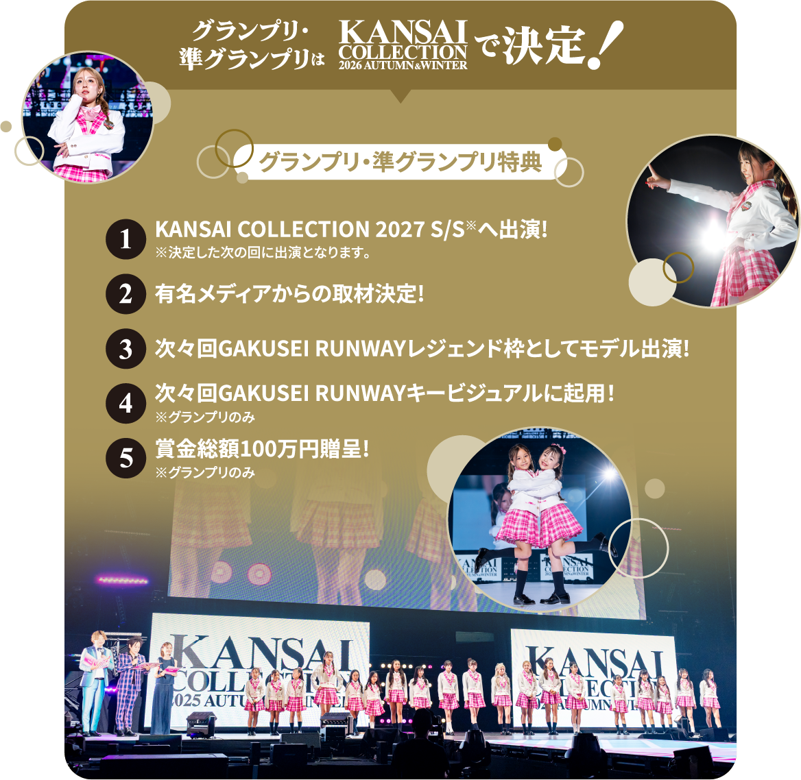 グランプリ・準グランプリはKANSAI COLLECTION 2026 AUTUMN & WINTERで決定！